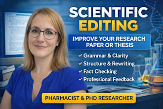 edit and improve your scientific paper or manuscript