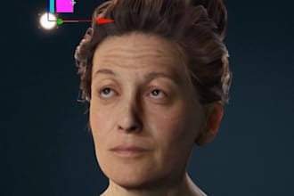 model and pro rig 3d stylized character creator 4 and iclone 8 characters, cc4