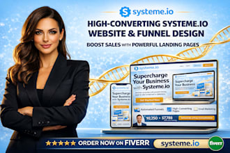 build systeme io website, sales funnel automation systeme io landing page expert