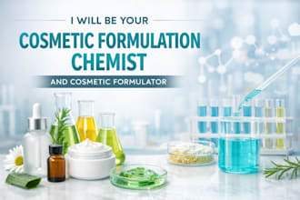 be your cosmetic formulation chemist and cosmetic formulator
