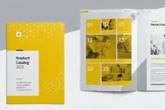 design a promotion product catalog, lookbook for fashion brands