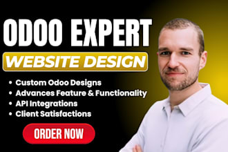 build odoo website design, ecommerce store, SEO, customization expert