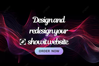 design and redesign showit website