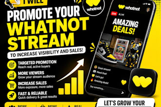 design whatnot scoreboards and promote your stream