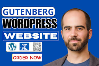 create responsive wordpress website using gutenberg and kadence blocks