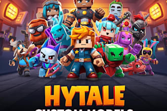create custom hytale models characters creatures and assets,hytale mod, hytale