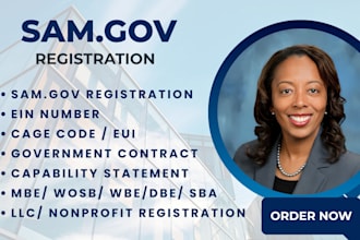 register samgov uei cage code sba certification government contract for startup