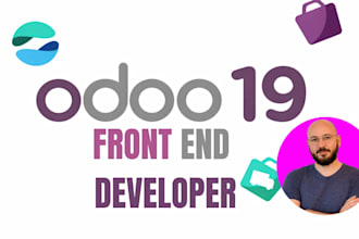 implement odoo, custom modules developer, integration and front end development
