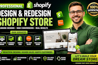 design shopify store ecommerce website banners shopify logo etsy shop web slider