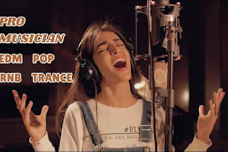 sing in japanese and english as female vocalist for jpop, jrock, city pop singer