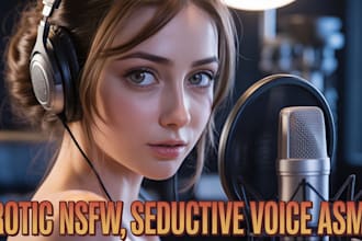record a pro female nsfw voice over, sensual seductive tone