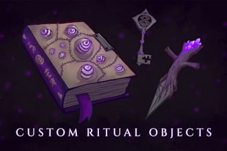 create fantasy ritual objects and assets for your game