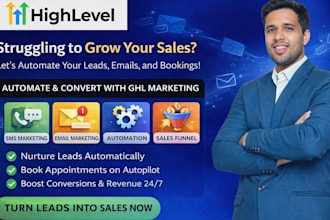 setup your ghl sms marketing ghl email campaign ghl automation ghl sales funnel