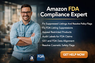 fix amazon fda compliance, listing suppressed, and label claims, medical devices