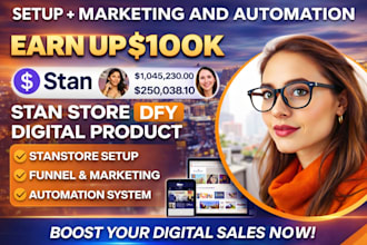 upgrade stan store marketing, digital product stan store automation, stan store