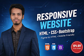 design a responsive landing page for your business