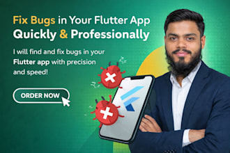 fix bugs in your flutter app quickly and professionally