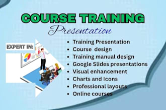 design redesign course, training conferences educational presentation, manual