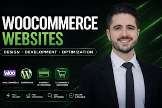 provide woocommerce website development services