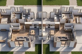 the interior architect for the creation of 2d floor plans