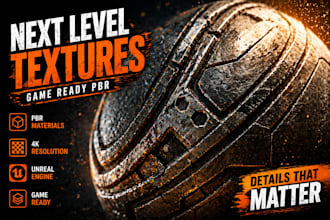 create stunning pbr textures and substance designer materials, textures