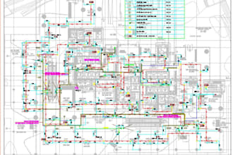 do autocad mep, elv shop drawings and quantity takeoff