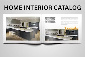 design b2b sales product catalog catalogue brochure for furniture brand booklet
