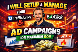 setup and manage your traffic junky and exoclick ad campaigns