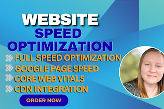 do wordpress speed optimization, fix core web vitals, and boost page speed score