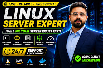 fix your linux server issues, ssh, apache, nginx, firewall errors fast