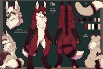 furry ref sheet anthro nsfw furry reference sheet fursona ref sheet