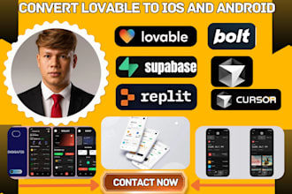convert lovable ai web app to ios and android using capacitor app store publish