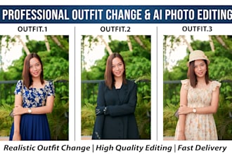 change any outfit or clothing in your photos professionally