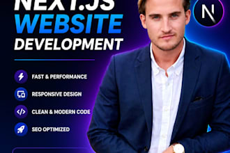 build a modern nextjs business website with fast delivery