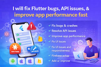 quick fix flutter bugs, API issues and improve app performance