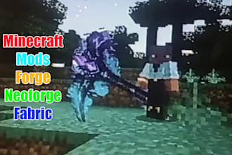 code custom minecraft mods for forge, neoforge, and fabric