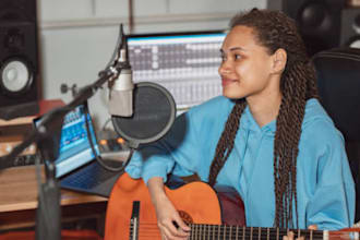 record you a professional electric guitar, acoustic guitar, mandolin and violin