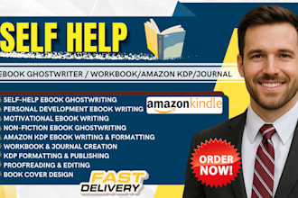 write self help ebook, amazon KDP book, personal development, self help journal