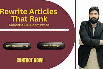 rewrite articles using semantic SEO to improve rankings