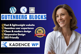 build a lightning fast wordpress website using gutenberg blocks and kadence