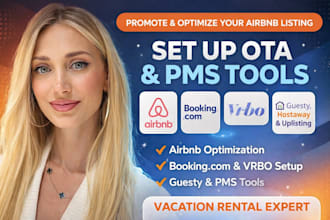promote your airbnb listing and set up ota and pms tools
