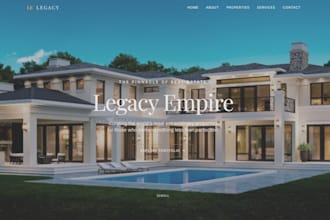 design a modern static website