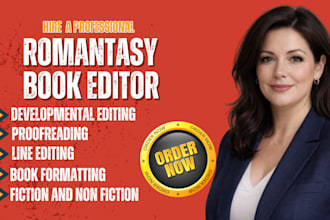 developmental edit proofread line edit contemporary erotic romance manuscript