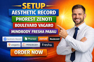 setup aesthetic record phorest zenoti boulevard vagaro mindbody fresha pabau