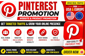 promote website product or any business on pinterest