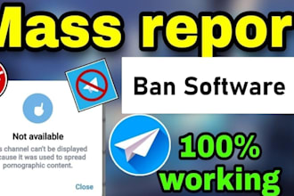 mass reporting telegram, telegram banning, telegram report bot, telegram bot
