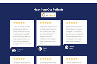 medical website design, healthcare website, dental