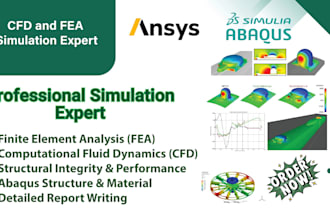 do fea and cfd simulations using ansys abaqus comsol