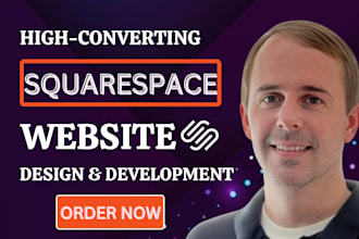design squarespace website, figma to squarespace landing page, website developer