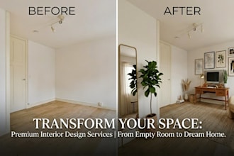 create stunning modern interior designs for your home or office